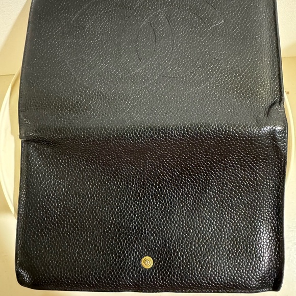CHANEL Black Caviar Leather Wallet - Picture 7 of 16